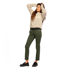 Current/Elliott The Captain Amazon Green Casual Trouser Pants Size 30 Nwt